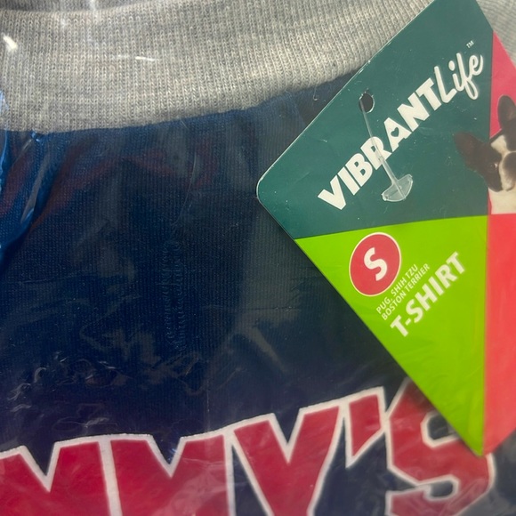 Vibrant Life Dog 🐶 Pug, Shih Tzu, Boston Terrier T-Shirt Small Pull On NWT - Picture 5 of 11